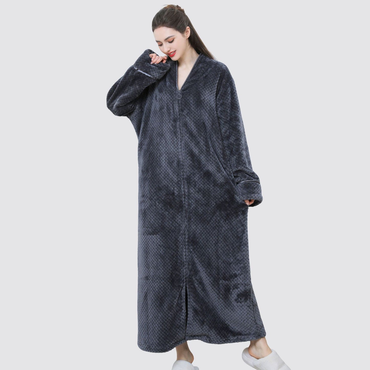 Flannel Bathrobe