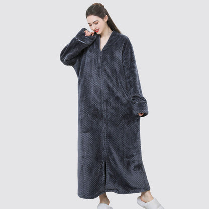 Flannel Bathrobe