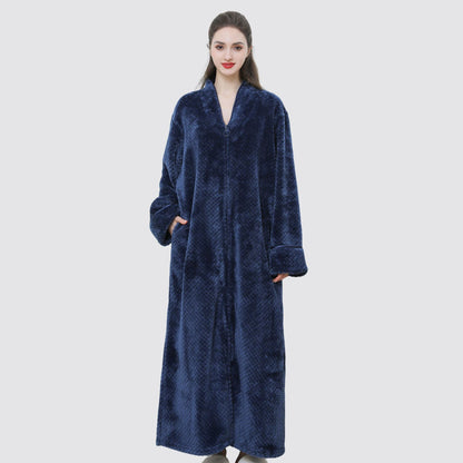 Flannel Bathrobe