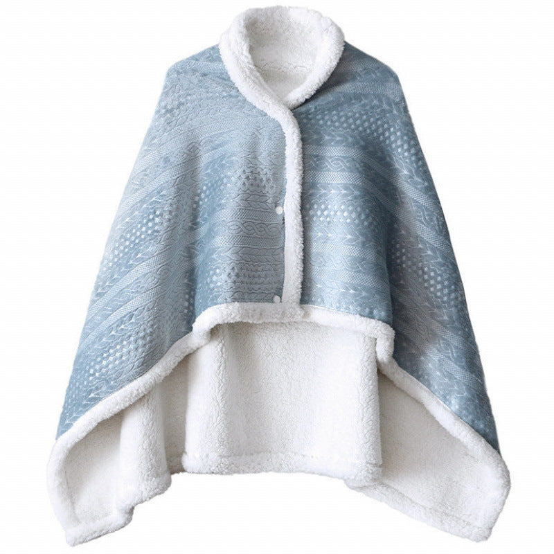 Flannel Blanket Cape