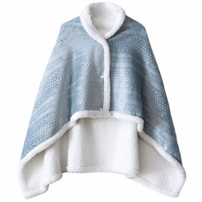 Flannel Blanket Cape