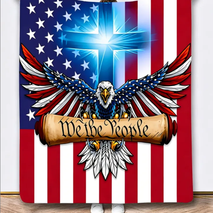Flannel Commemorative Blanket for Home and Office