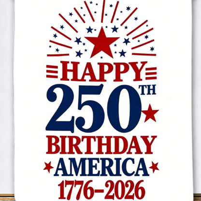 Flannel Commemorative Blanket for Home and Office