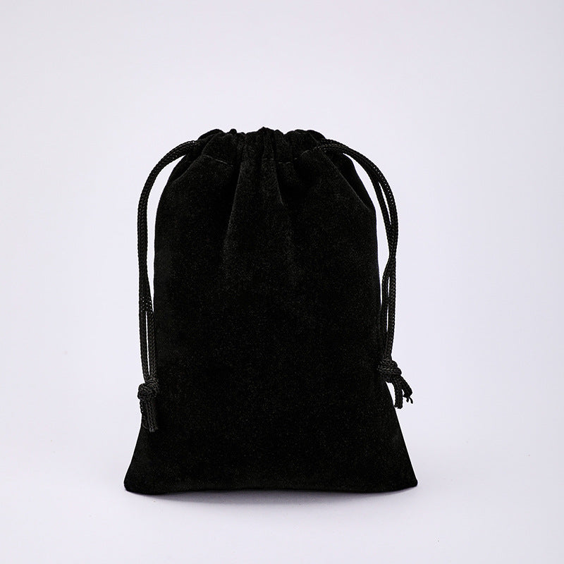 Flannel Drawstring Jewelry Bag