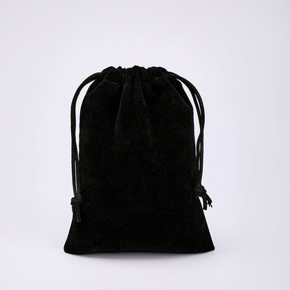 Flannel Drawstring Jewelry Bag