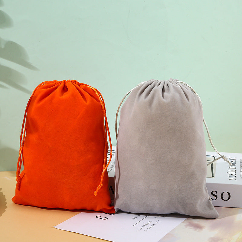 Flannel Drawstring Jewelry Storage Bag