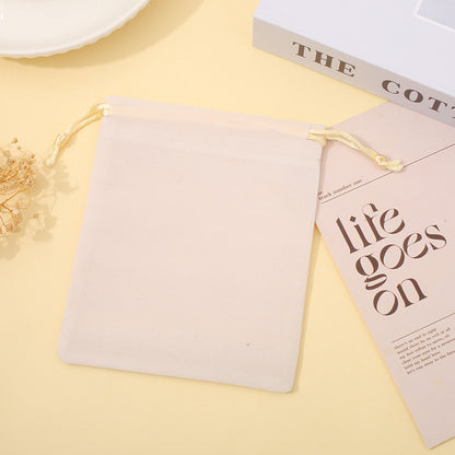 Flannel Drawstring Pocket