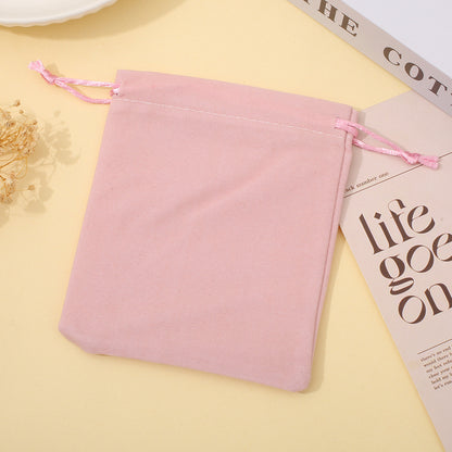 Flannel Drawstring Pocket