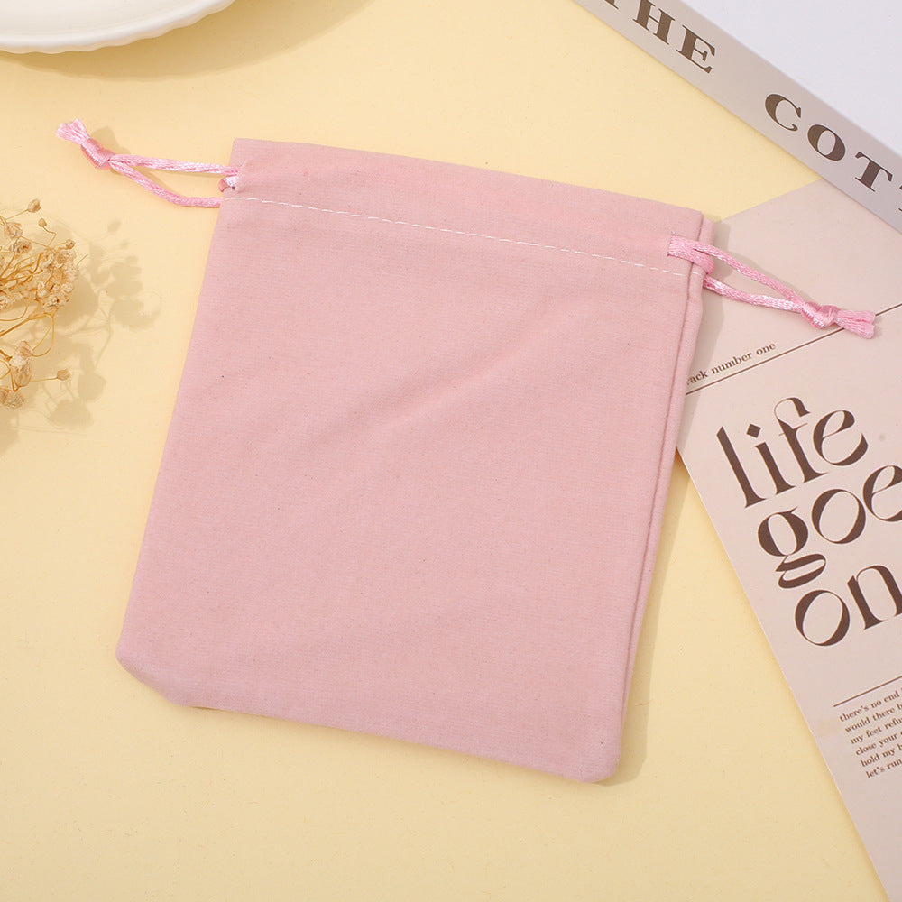 Flannel Drawstring Pocket