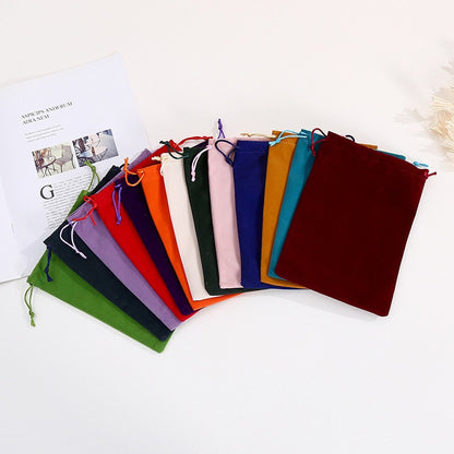 Flannel Drawstring Pocket