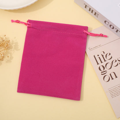 Flannel Drawstring Pocket