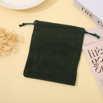 Flannel Drawstring Pocket