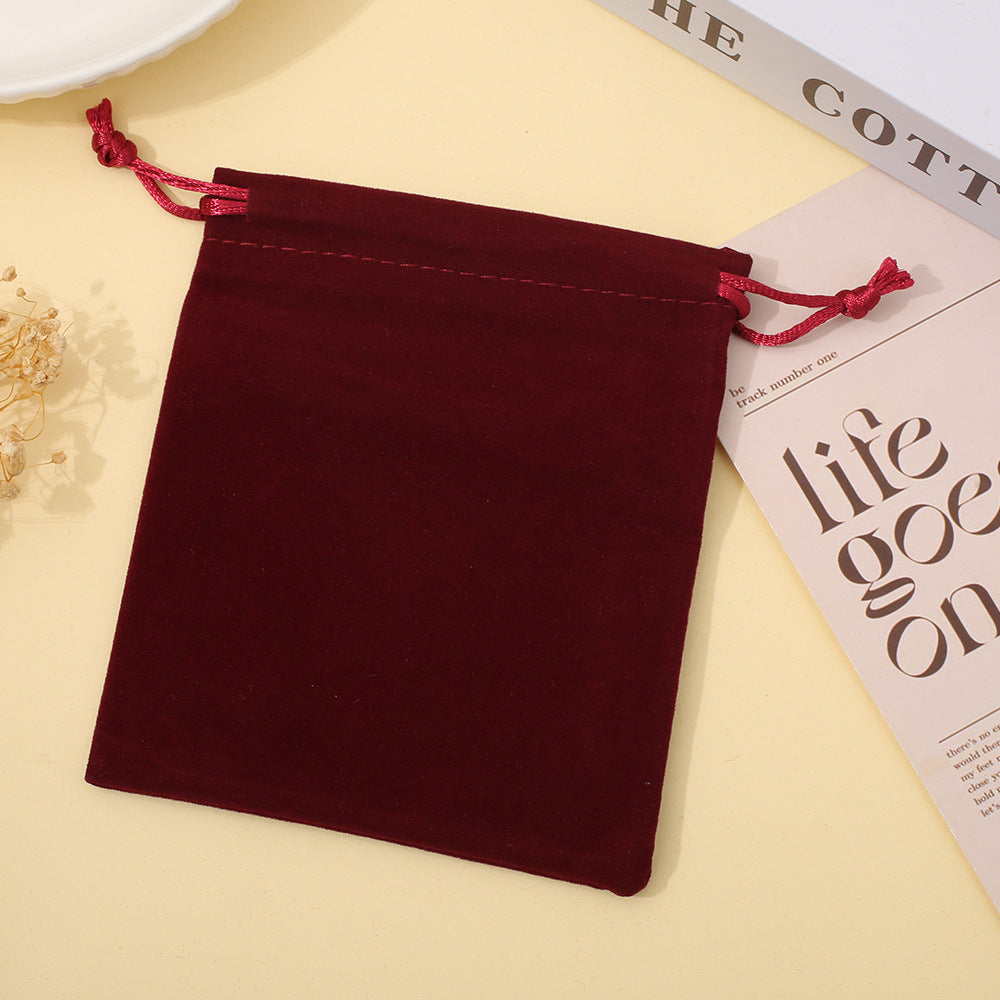 Flannel Drawstring Pocket