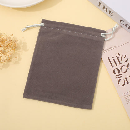 Flannel Drawstring Pocket
