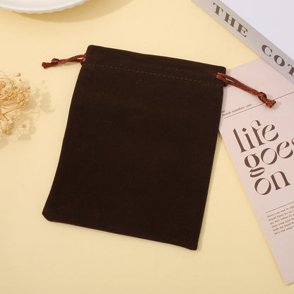 Flannel Drawstring Pocket