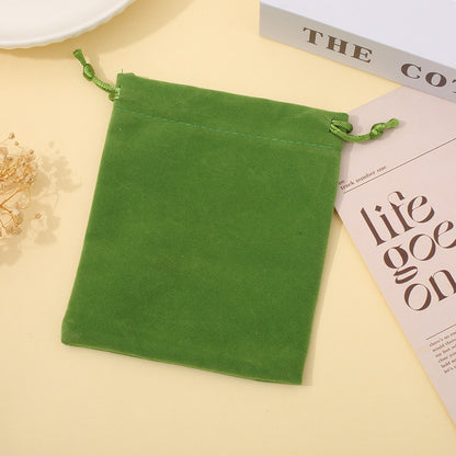 Flannel Drawstring Pocket