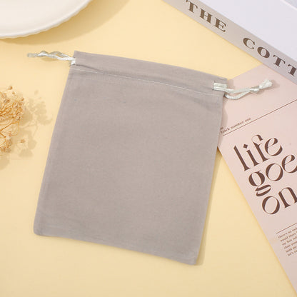 Flannel Drawstring Pocket