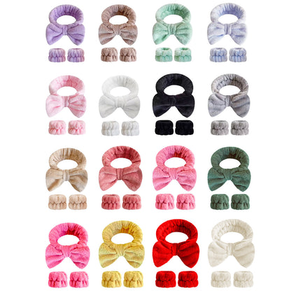 Flannel Headband Set