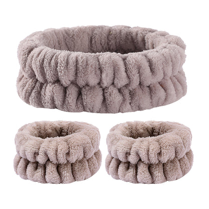 Flannel Headband Set