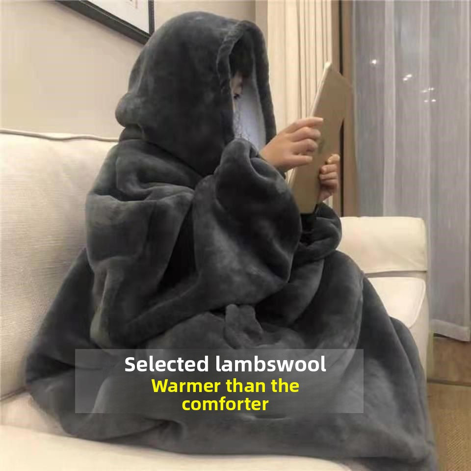 Flannel pajamas winter thickened homewear