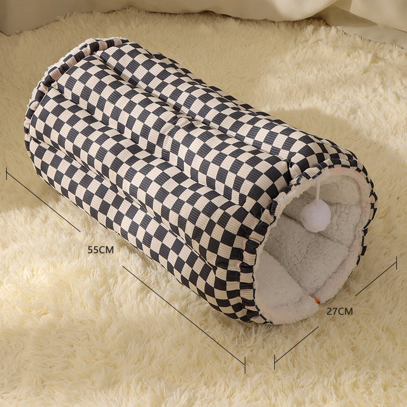 Flannel Pet Bed Warm Cat Sofa Kennel Nest Mat