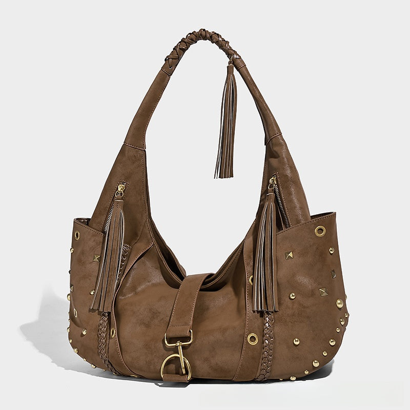 Flannel Underarm Crossbody Bag