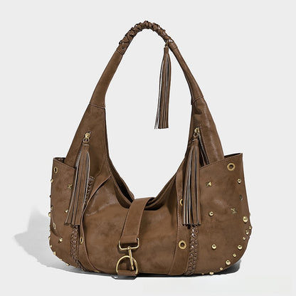 Flannel Underarm Crossbody Bag