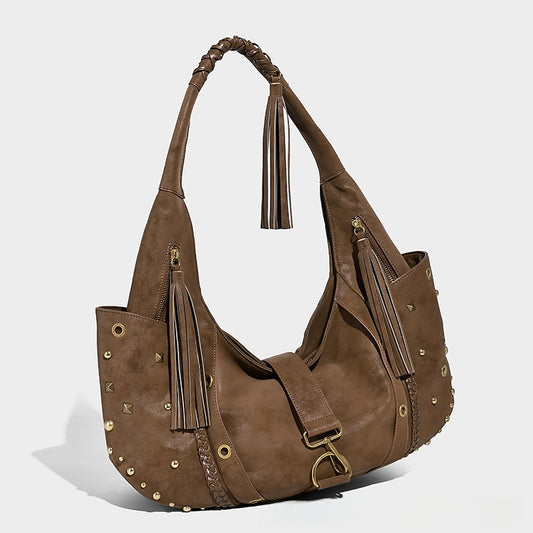 Flannel Underarm Crossbody Bag