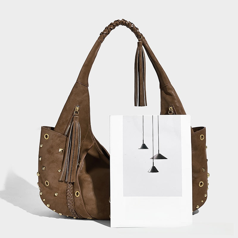Flannel Underarm Crossbody Bag