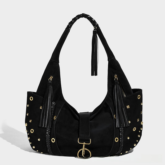 Flannel Underarm Crossbody Bag