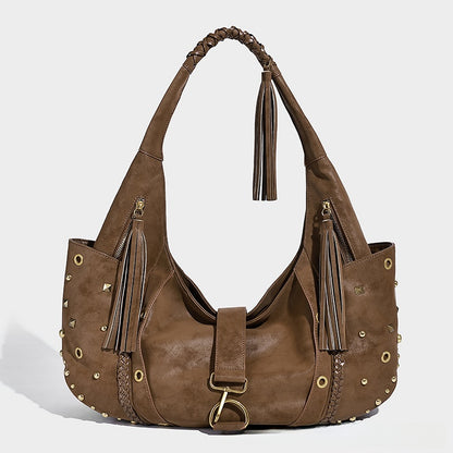 Flannel Underarm Crossbody Bag