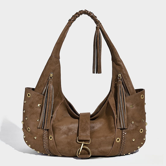 Flannel Underarm Crossbody Bag