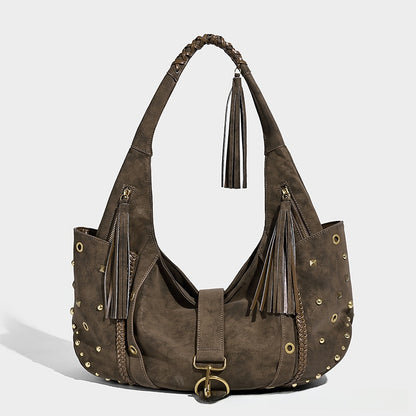 Flannel Underarm Crossbody Bag