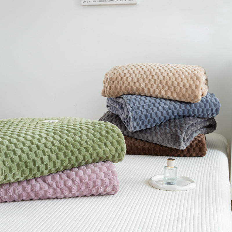 Flannel Velvet Throw Blanket