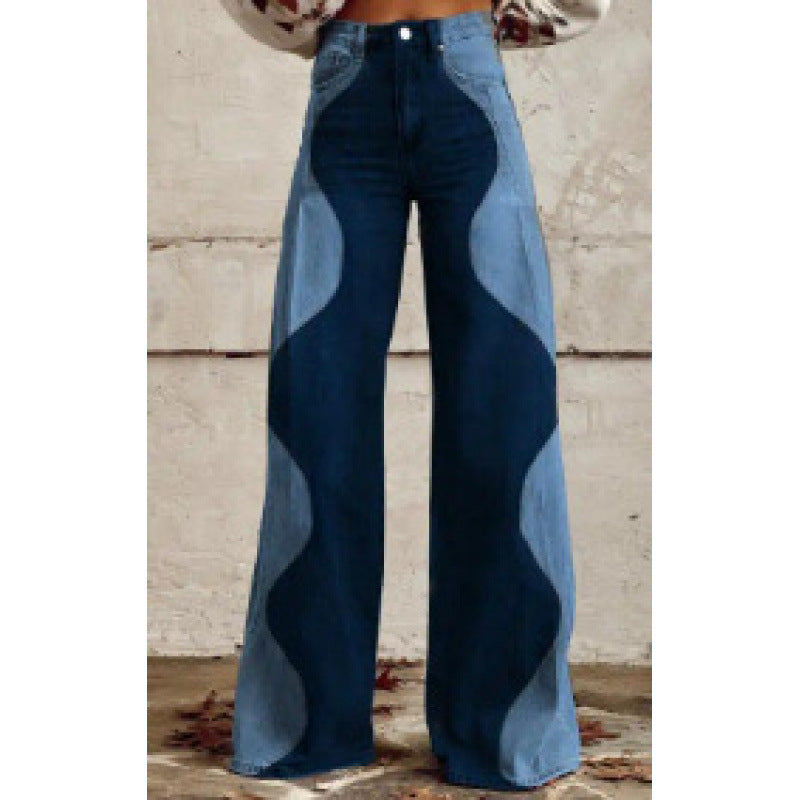 Flare Pants with 3D Heat Transfer Print