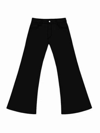 Flared Denim Jeans