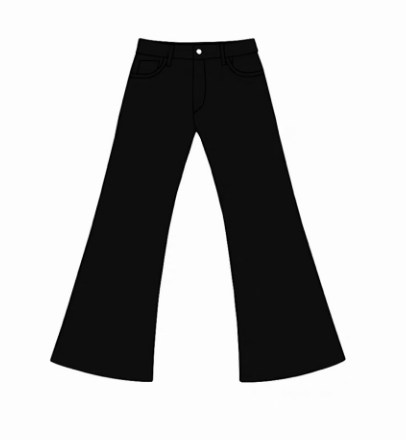 Flared Denim Jeans