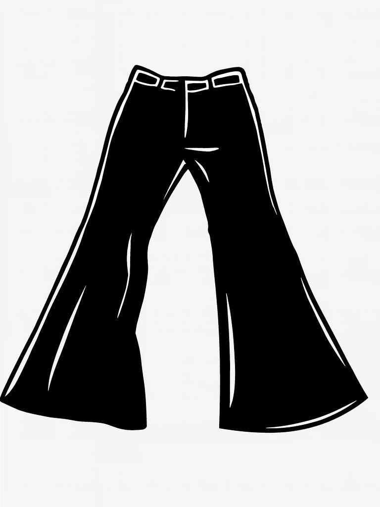 Flared Denim Jeans