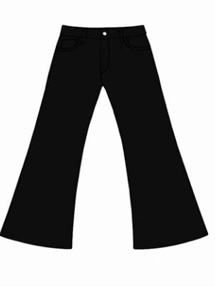 Flared Denim Jeans