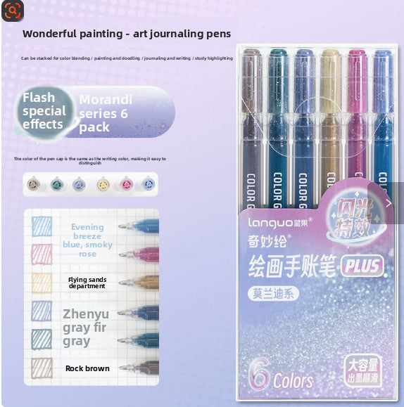 Flash Gel Pen with Sparkle Effect