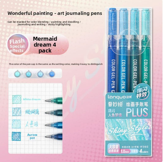 Flash Gel Pen with Sparkle Effect