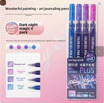 Flash Gel Pen with Sparkle Effect