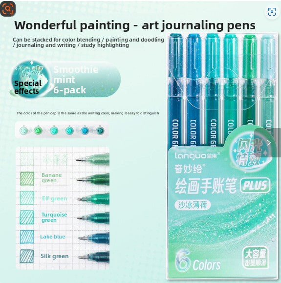 Flash Gel Pen with Sparkle Effect