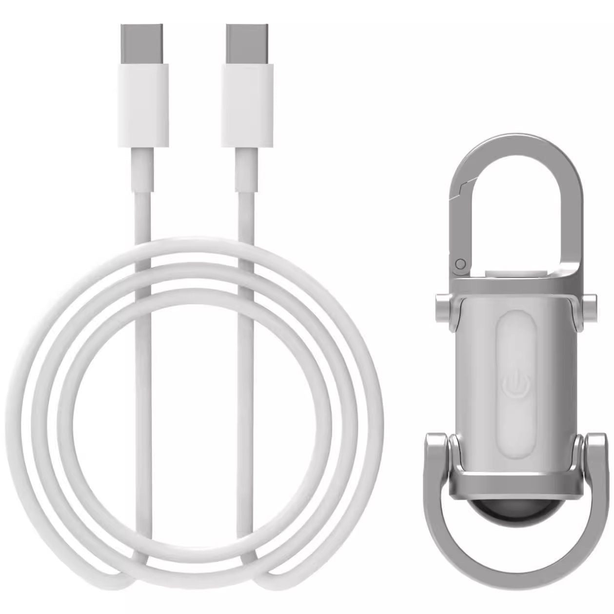 Flashlight lamp keychain