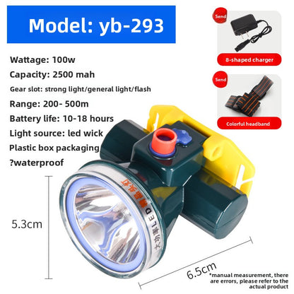Flashlight with strong light