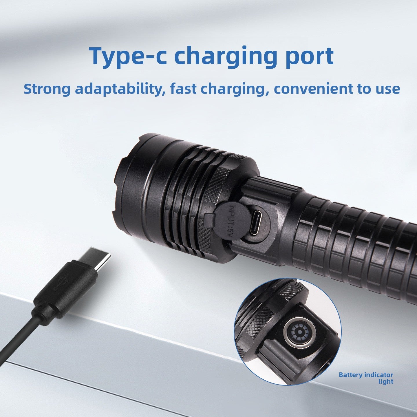 Flashlight with strong light