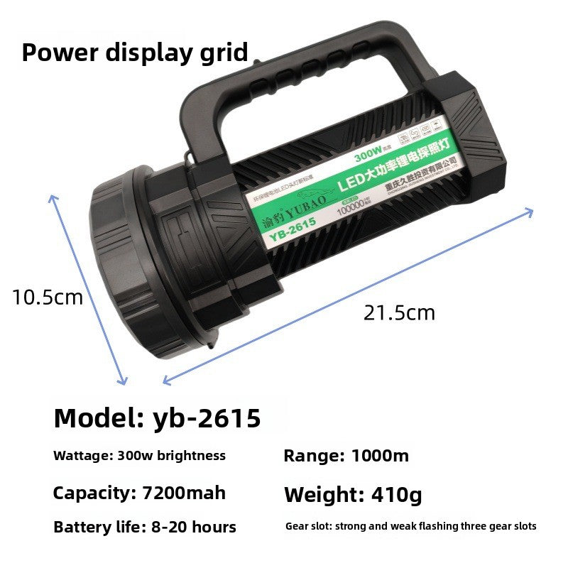 Flashlight with strong light
