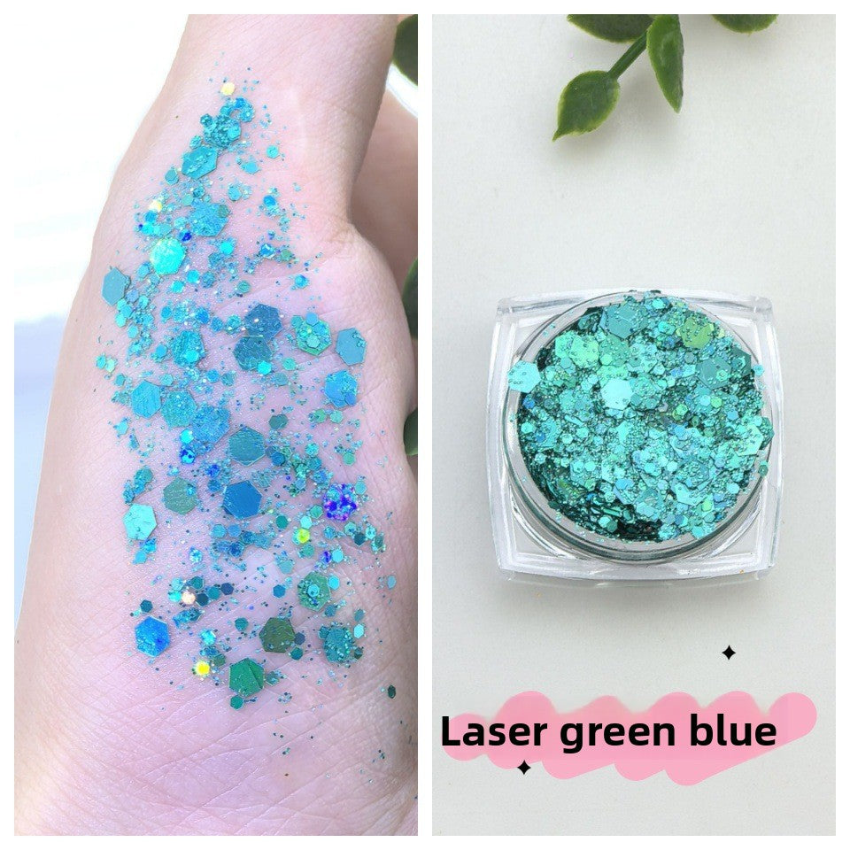 Flashy sequin nail polish