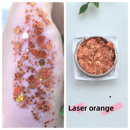 Flashy sequin nail polish