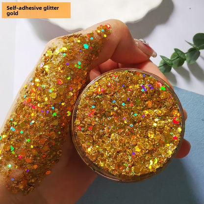 Flashy sequin nail polish